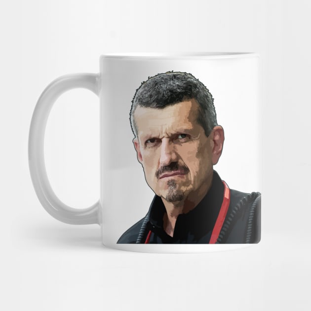 Guenther Steiner Illustration by KAM Std